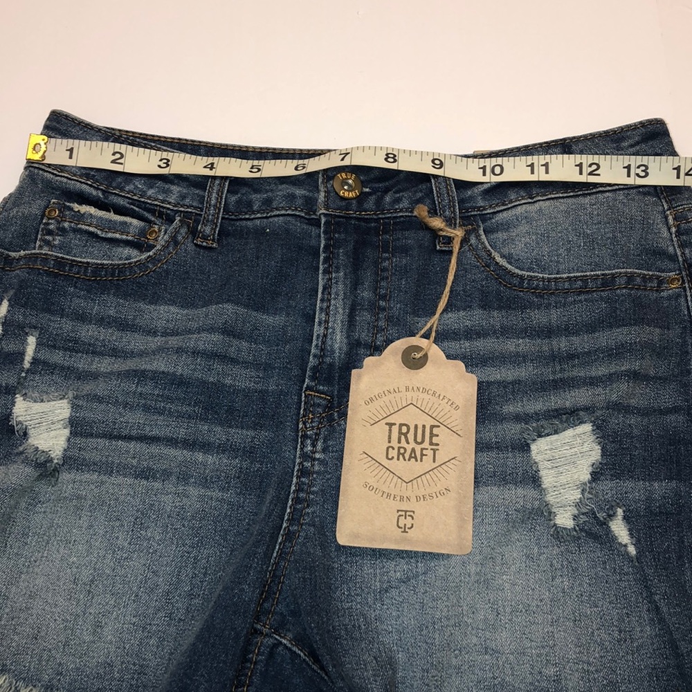 True Craft Distresses High Rise Jean Short… - Picture 7 of 7